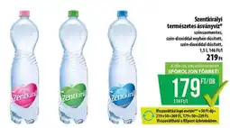 Coop Szentkirályi természetes ásványvíz ajánlat
