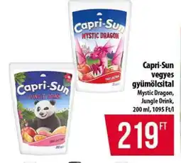 Coop Capri-Sun vegyes gyümölcsital ajánlat