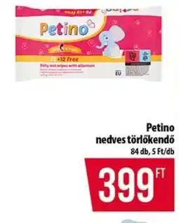 Coop Petino nedves törlőkendő ajánlat