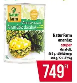 Coop Natur Farm ananász ajánlat