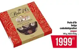 Coop Perle d'Or belga csokoládépraliné ajánlat