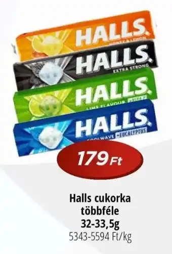 Halls cukorka többféle