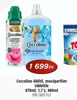 Real Coccolino öblítő, mosóparfüm ajánlat