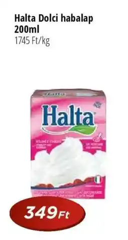 Real Halta Dolci habalap ajánlat