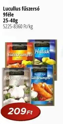 Real Lucullus fűszersó 9féle ajánlat