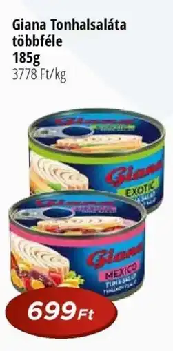 Real Giana Tonhalsaláta ajánlat