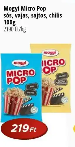 Real Mogyi Micro Pop sós, vajas, sajtos, chilis ajánlat