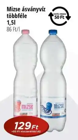 Real Mizse ásványvíz többféle ajánlat