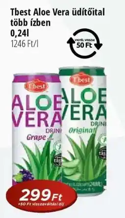 Real Tbest Aloe Vera üdítőital több ízben ajánlat