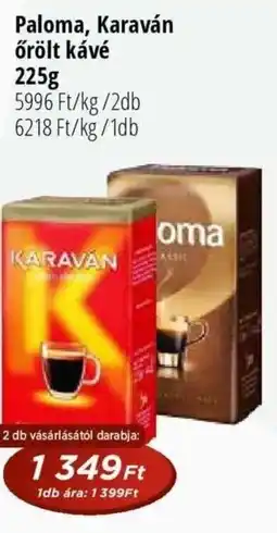 Real Paloma, Karaván őrölt kávé ajánlat