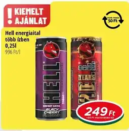 Real Hell energiaital több ízben ajánlat