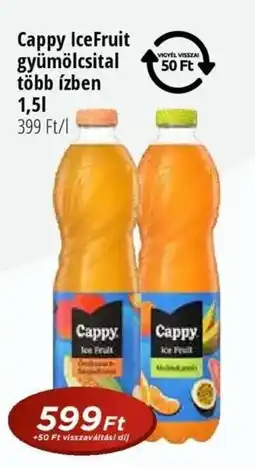 Real Cappy IceFruit gyümölcsital több ízben ajánlat