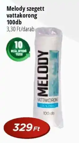 Real Melody szegett vattakorong ajánlat