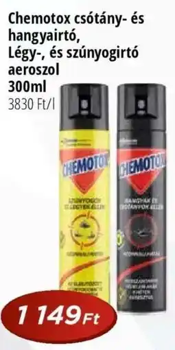 Real Chemotox csótány- és hangyairtó, Légy-, és szúnyogirtó aeroszol ajánlat
