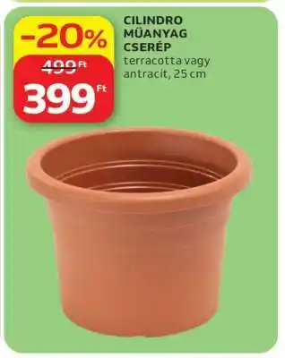 CILINDRO MŰANYAG CSERÉP