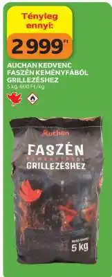Auchan AUCHAN KEDVENC FASZÉN KEMÉNYFÁBÓL GRILLEZÉSHEZ ajánlat