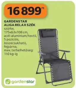 Auchan GARDENSTAR ALIGA RELAX SZÉK ajánlat