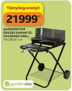 Auchan GARDENSTAR Összecsukható, Faszenes Grill ajánlat