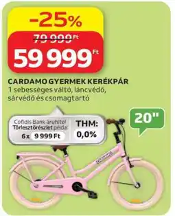 Auchan CARDAMO GYERMEK KERÉKPÁR ajánlat