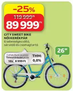Auchan CITY SWEET BIKE NŐI KERÉKPÁR ajánlat