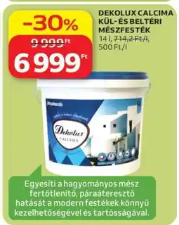 Auchan DEKOLUX CALCIMA KÜL- ÉS BELTÉRI MÉSZFESTÉK ajánlat