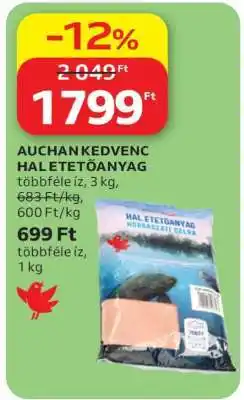 Auchan AUCHAN KEDVENC HAL ETETŐANYAG ajánlat