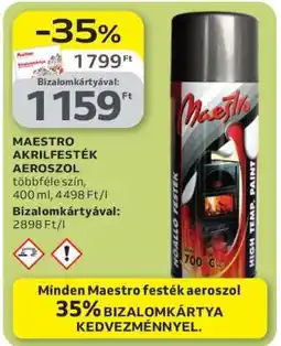 Auchan MAESTRO AKRILFESTÉK AEROSZOL ajánlat