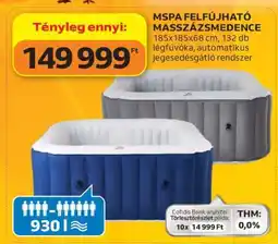 Auchan MSPA FELFÚJHATÓ MASSZÁZSMEDENCE ajánlat