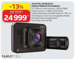 Auchan NAVITEL R250 DUAL MENETRÖGZÍTŐ KAMERA ajánlat