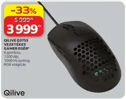 Auchan QILIVE Q3755 VEZETÉKES GAMER EGÉR ajánlat
