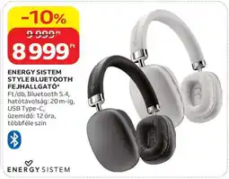 Auchan ENERGY SISTEM STYLE BLUETOOTH FEJHALLGATÓ ajánlat
