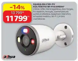 Auchan DAHUA DH-F3D-PV KÜLTÉRI FIX WI-FI KAMERA ajánlat