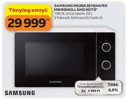 Auchan Samsung MS20A3010AH/EO Mikrohullámú Sütő ajánlat
