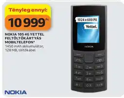 Auchan NOKIA 105 4G Yettel ajánlat