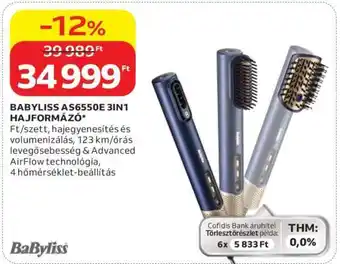 BABYLISS AS6550E 3IN1 HAJFORMÁZÓ