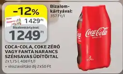Auchan Coca-Cola, Coke Zero vagy Fanta Narancs Szénsavas Üdítőital ajánlat
