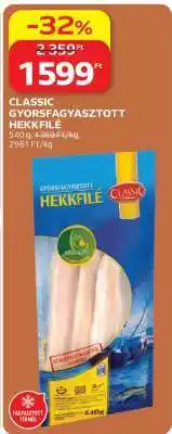 Auchan CLASSIC GYORSFAGYASZTOTT HEKKFILÉ ajánlat