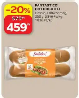 Auchan PANTASTICO! Hot-dog kifli ajánlat