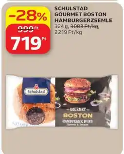 Auchan SCHULSTAD GOURMET BOSTON HAMBURGERZSEMLE ajánlat
