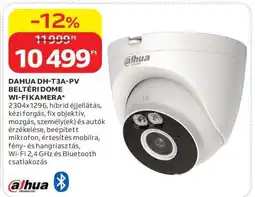 Auchan DAHUA DH-T3A-PV BELTÉRI DOME WI-FI KAMERA ajánlat