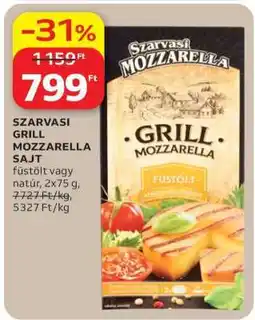 Auchan SZARVASI GRILL MOZZARELLA SAJT ajánlat