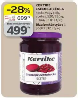 Auchan KERTIKE CSEMEGE CÉKLA ajánlat