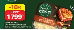 Auchan Come a Casa Lasagne Bolognese ajánlat