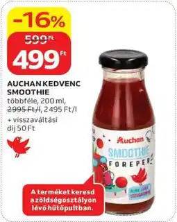 Auchan AUCHAN KEDVENC SMOOTHIE ajánlat