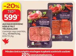 Auchan Auchan Kedvenc Szeletelt Téliszalámi ajánlat