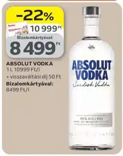 Auchan Absolut vodka ajánlat