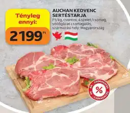Auchan Auchan Kedvenc Sertéstarja ajánlat