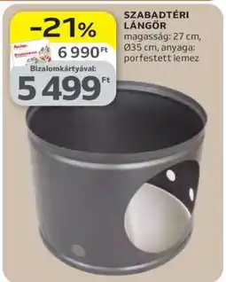 Auchan SZABADTÉRI LÁNGÓR ajánlat