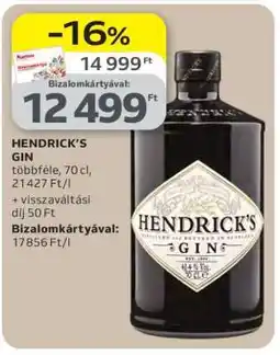 Auchan Hendrick's Gin ajánlat