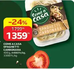 Auchan COME A CASA SPAGHETTI CARBONARA ajánlat
